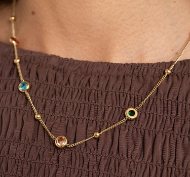 TILTIL Necklace Multi Stone Multi - Things I Like Things I Love