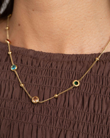 TILTIL Necklace Multi Stone Multi - Things I Like Things I Love