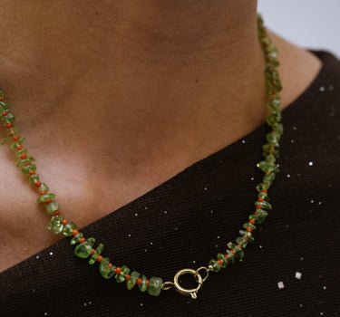 TILTIL Necklace Roxy Green Gold - Things I Like Things I Love