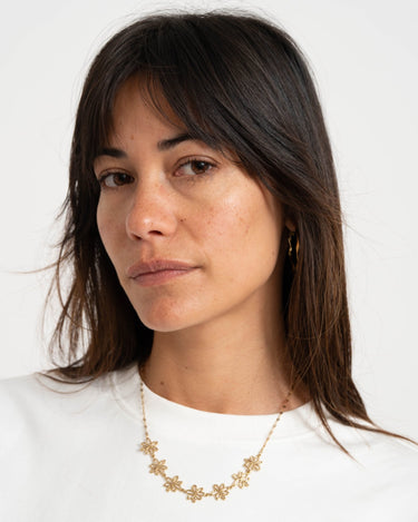 TILTIL Necklace Yuma Flower Gold - Things I Like Things I Love
