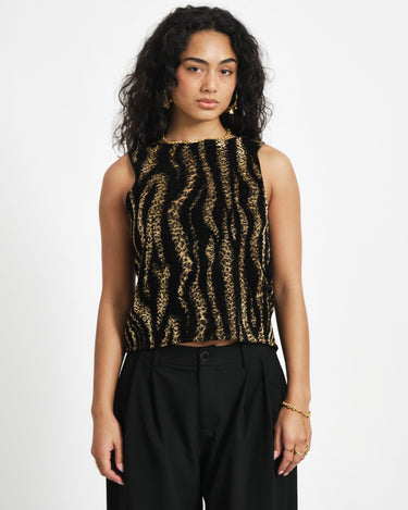 TILTIL Nelly Panter Gilet Black - Things I Like Things I Love