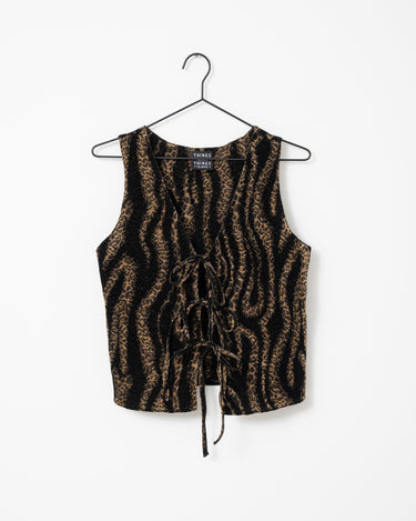 TILTIL Nelly Panter Gilet Black - Things I Like Things I Love