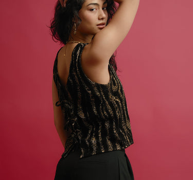 TILTIL Nelly Panter Gilet Black - Things I Like Things I Love