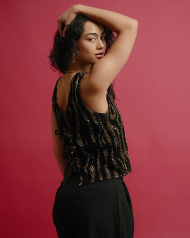 TILTIL Nelly Panter Gilet Black - Things I Like Things I Love