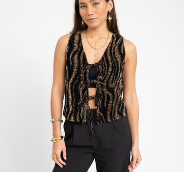 TILTIL Nelly Panter Gilet Black - Things I Like Things I Love