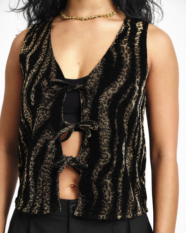 TILTIL Nelly Panter Gilet Black - Things I Like Things I Love