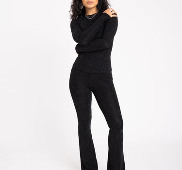 TILTIL Nila Pants Flower Glitter Black - Things I Like Things I Love