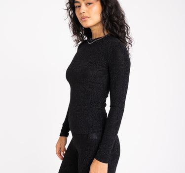 TILTIL Nila Top Flower Glitter Black - Things I Like Things I Love