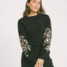 TILTIL Noel Embroidered Pullover Black - Things I Like Things I Love