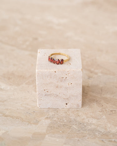 TILTIL Noemi Zircon Ring Rood Goud - Things I Like Things I Love