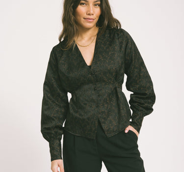 TILTIL Nova Blouse Floral Black - Things I Like Things I Love