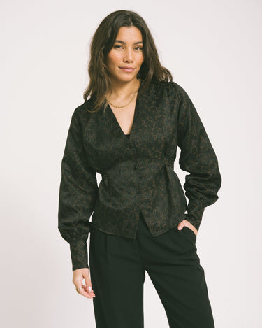 TILTIL Nova Blouse Floral Black - Things I Like Things I Love
