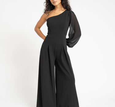 TILTIL Nyna One Shoulder Jumpsuit Black - Things I Like Things I Love