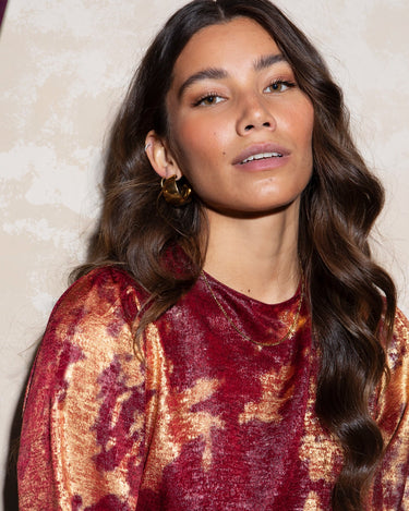 TILTIL Oi - Vi Blouse Burgundy - Things I Like Things I Love