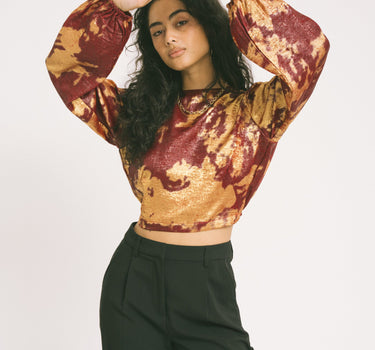 TILTIL Oi - Vi Blouse Burgundy - Things I Like Things I Love