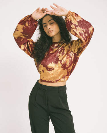 TILTIL Oi - Vi Blouse Burgundy - Things I Like Things I Love