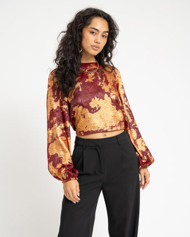 TILTIL Oi - Vi Blouse Burgundy - Things I Like Things I Love