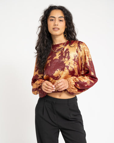 TILTIL Oi - Vi Blouse Burgundy - Things I Like Things I Love