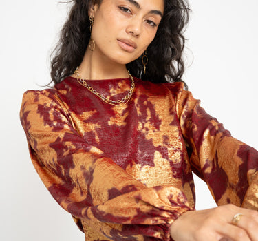 TILTIL Oi - Vi Blouse Burgundy - Things I Like Things I Love