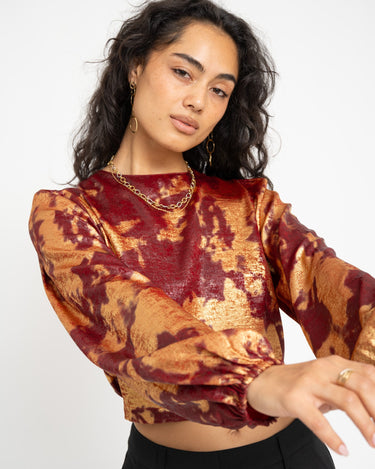 TILTIL Oi - Vi Blouse Burgundy - Things I Like Things I Love