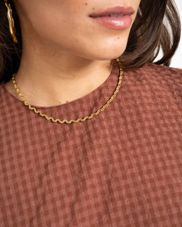 TILTIL Oi - Vi Shortsleeve Blouse Brown - Things I Like Things I Love