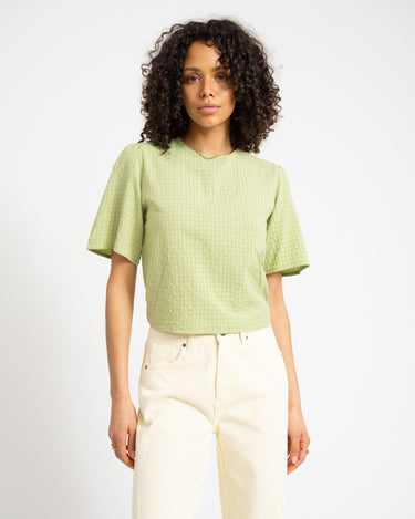 TILTIL Oi - Vi Shortsleeve Blouse Green - Things I Like Things I Love