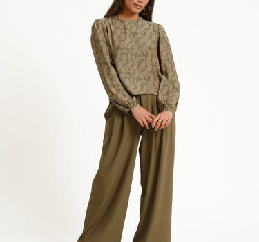 TILTIL Oila Longsleeve Blouse Groen - Things I Like Things I Love