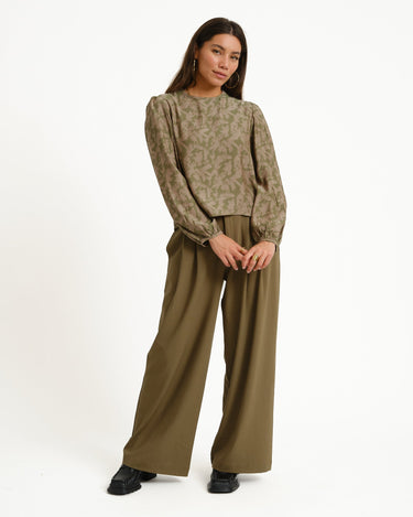 TILTIL Oila Longsleeve Blouse Groen - Things I Like Things I Love