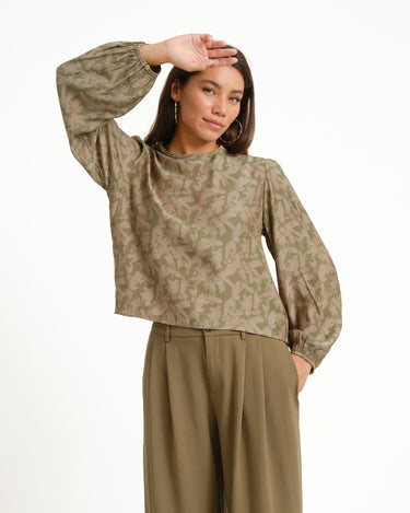 TILTIL Oila Longsleeve Blouse Groen - Things I Like Things I Love