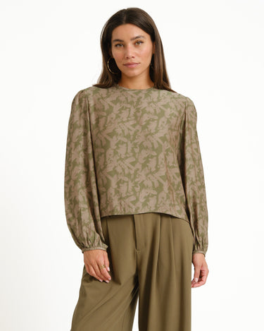 TILTIL Oila Longsleeve Blouse Groen - Things I Like Things I Love