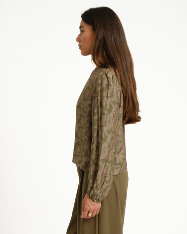 TILTIL Oila Longsleeve Blouse Groen - Things I Like Things I Love