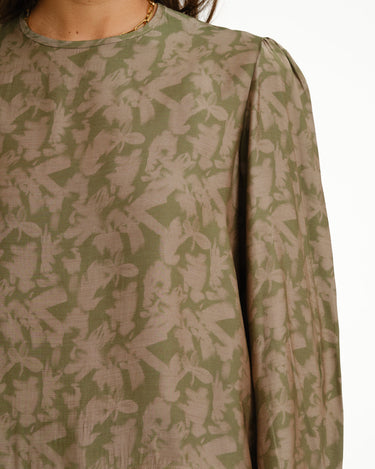TILTIL Oila Longsleeve Blouse Groen - Things I Like Things I Love