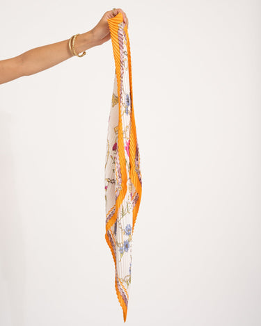 TILTIL Orange Flowers Scarf Orange - Things I Like Things I Love