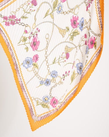 TILTIL Orange Flowers Scarf Orange - Things I Like Things I Love