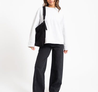 TILTIL Oversized Wendy Sweater Lichtgrijs - Things I Like Things I Love