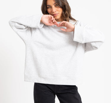 TILTIL Oversized Wendy Sweater Lichtgrijs - Things I Like Things I Love
