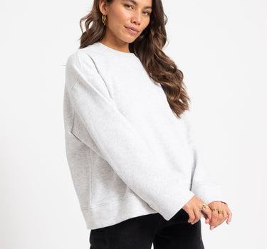 TILTIL Oversized Wendy Sweater Lichtgrijs - Things I Like Things I Love