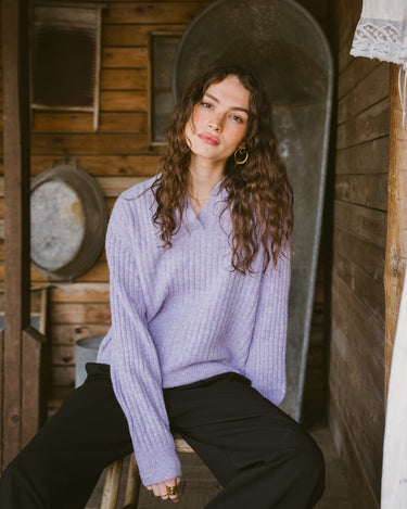 TILTIL Pero Polo Knit Lilac - Things I Like Things I Love