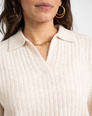 TILTIL Pero Polo Knit Sand - Things I Like Things I Love