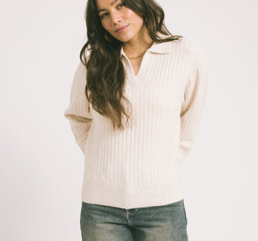 TILTIL Pero Polo Knit Sand - Things I Like Things I Love
