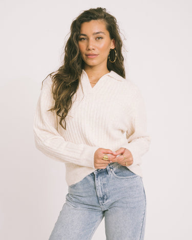 TILTIL Pero Polo Knit Sand - Things I Like Things I Love