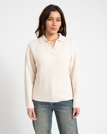 TILTIL Pero Polo Knit Sand - Things I Like Things I Love