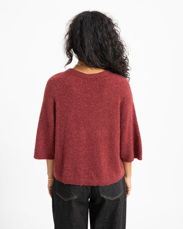 TILTIL Phoebe Shortsleeve Knit Bordeaux - Things I Like Things I Love