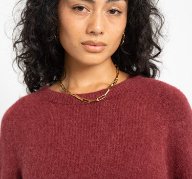 TILTIL Phoebe Shortsleeve Knit Bordeaux - Things I Like Things I Love