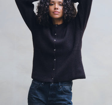 TILTIL Pia Knitted Cardigan Brown - Things I Like Things I Love