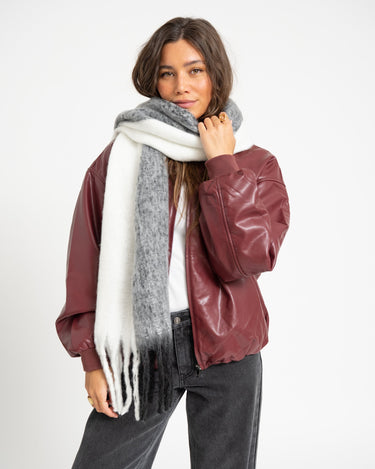 TILTIL Pippa Contrast Scarf Black White Stripe - Things I Like Things I Love