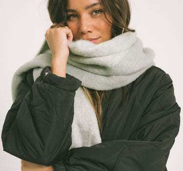 TILTIL Pippa Contrast Scarf Sage Stripe - Things I Like Things I Love