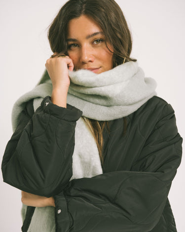 TILTIL Pippa Contrast Scarf Sage Stripe - Things I Like Things I Love