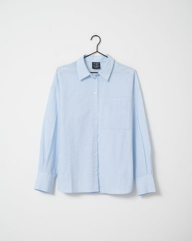 TILTIL Pippa Seersucker Shirt Lightblue - Things I Like Things I Love