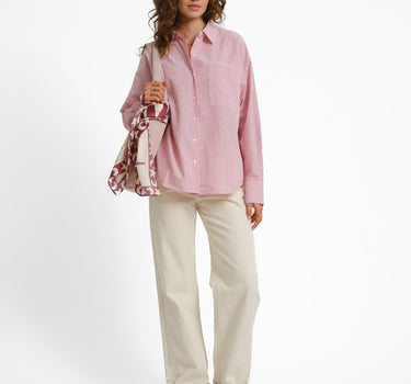 TILTIL Pippa Seersucker Shirt Red - Things I Like Things I Love